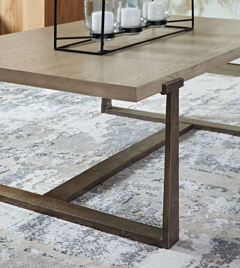 Dalenville - Rectangular Cocktail Table - Gray - R&R Furniture Gallery (Fountain Valley, CA)