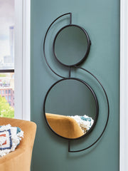 Shayham - Accent Mirror - Black - R&R Furniture Gallery (Fountain Valley, CA)