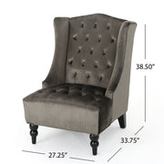 Toddman - Hi - Back Club Chair With Elegant Design - R&R Furniture Gallery (Fountain Valley, CA)
