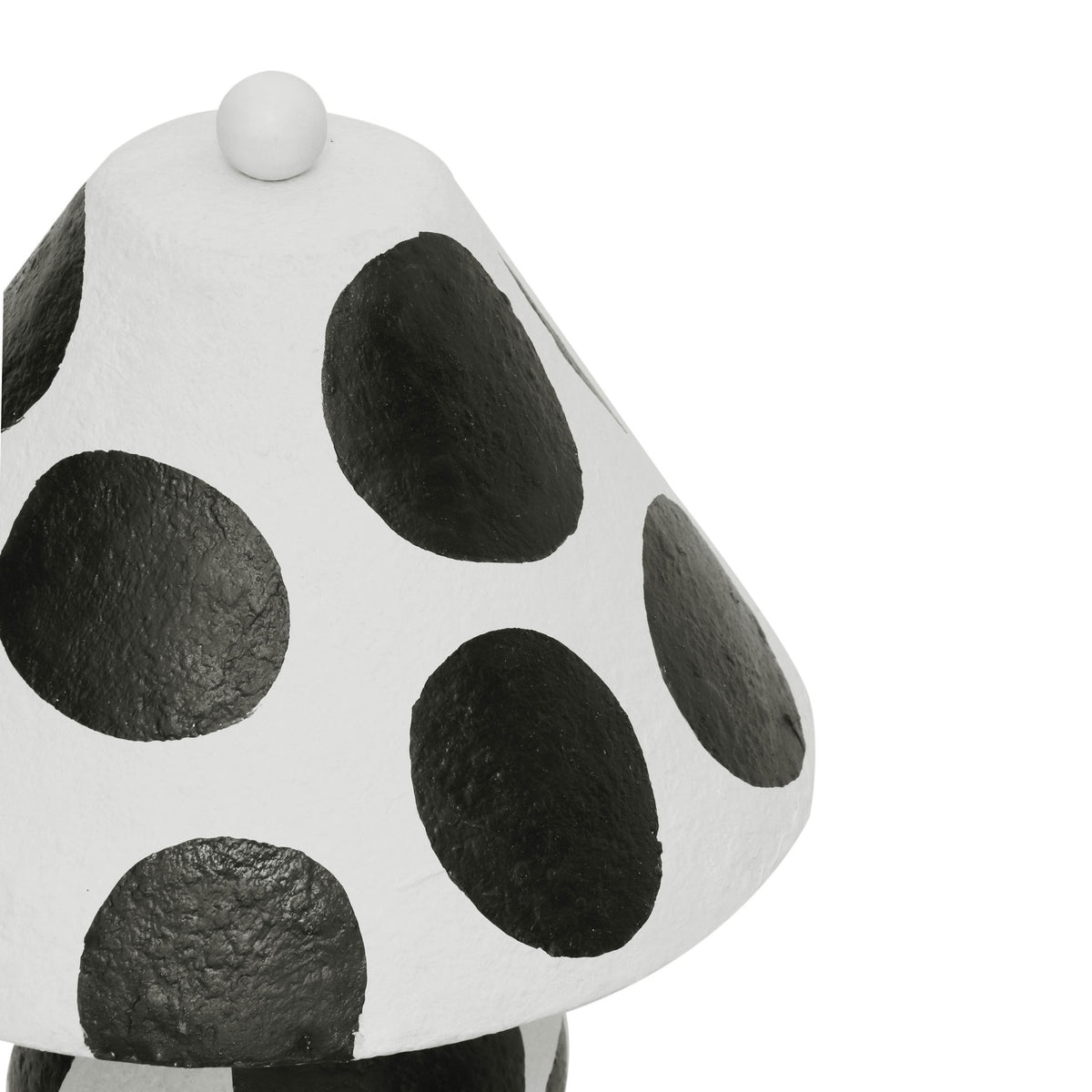 Lerici - Papier Mache Table Lamp - Black And White - R&R Furniture Gallery (Fountain Valley, CA)