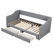 Upholstered Daybed With 2 Drawers - R&R Furniture Gallery (Fountain Valley, CA)