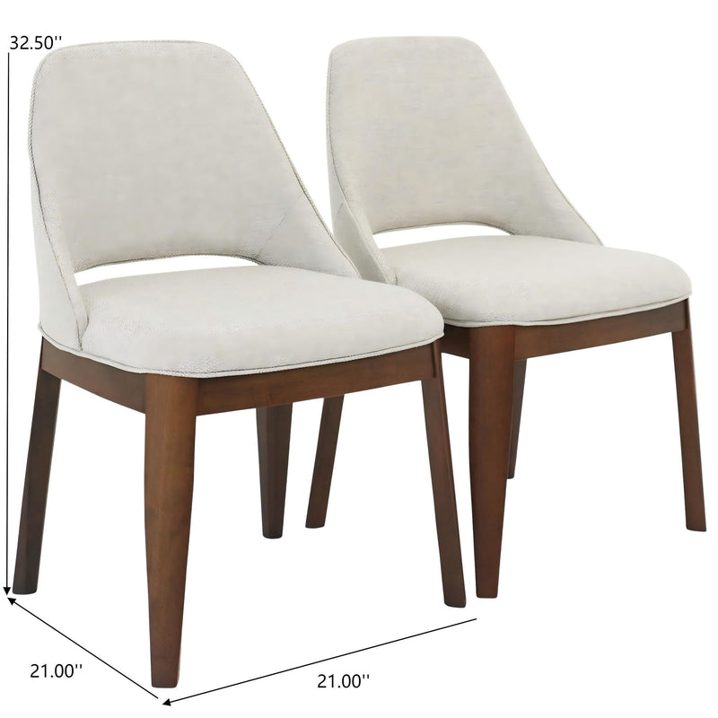 Weston - Dining Chair (Set of 2) - Beige - R&R Furniture Gallery (Fountain Valley, CA)