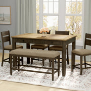 6 Piece Gathering Dining Set - R&R Furniture Gallery (Fountain Valley, CA)
