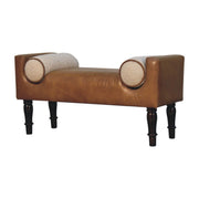 Buffalo - Chester Bench - Walnut - R&R Furniture Gallery (Fountain Valley, CA)