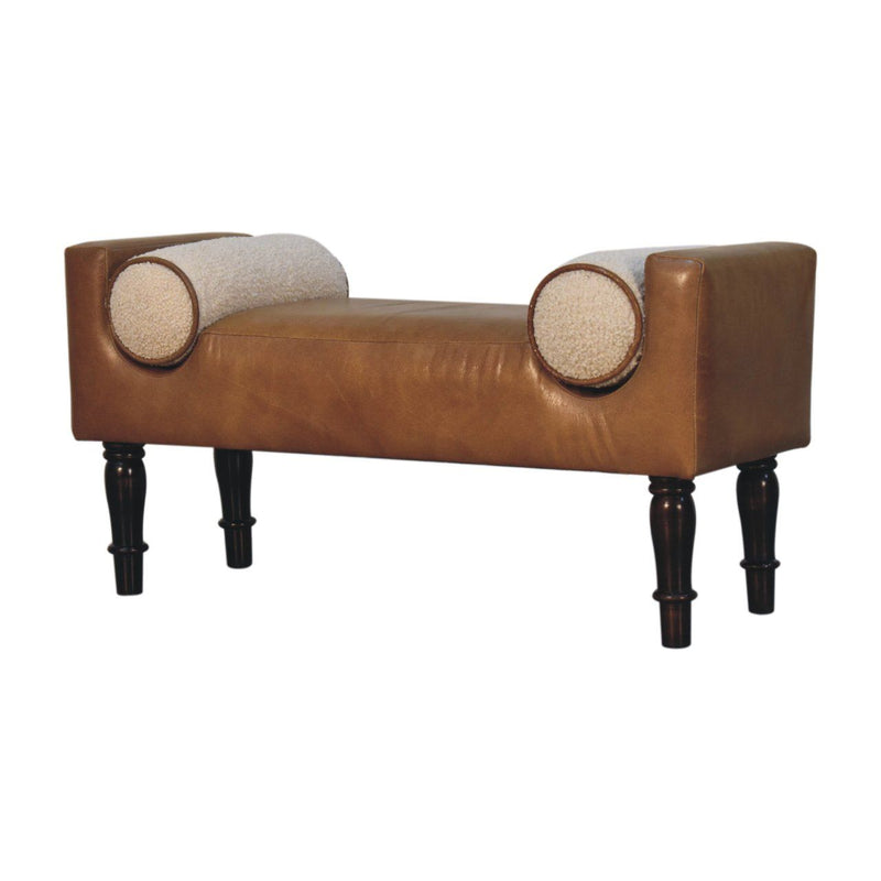 Buffalo - Chester Bench - Walnut - R&R Furniture Gallery (Fountain Valley, CA)
