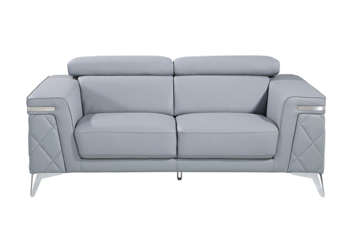 1140 - Top Grain Italian Leather Loveseat - R&R Furniture Gallery (Fountain Valley, CA)