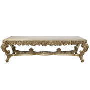 Bernadette - Dining Table - Gold - R&R Furniture Gallery (Fountain Valley, CA)