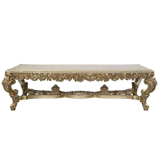 Bernadette - Dining Table - Gold - R&R Furniture Gallery (Fountain Valley, CA)