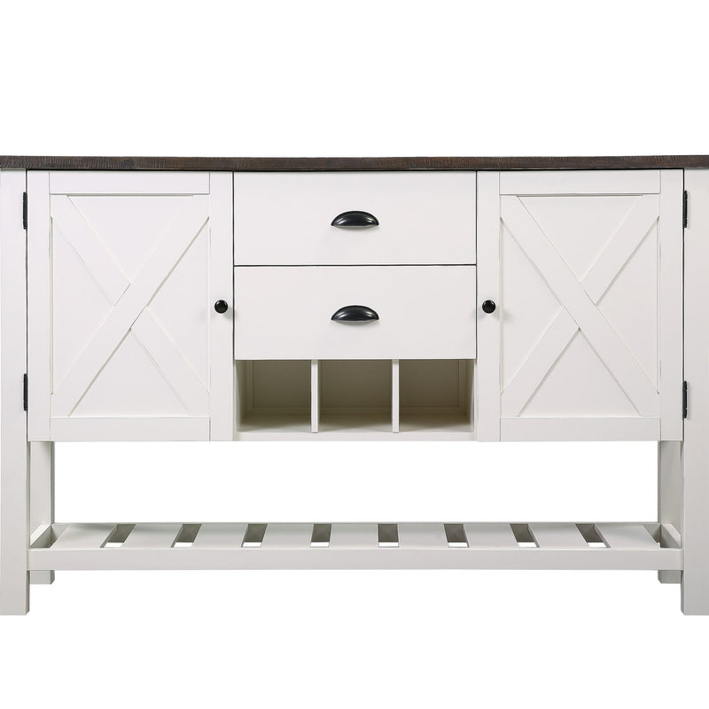 2 Drawer Server - Brown - R&R Furniture Gallery (Fountain Valley, CA)