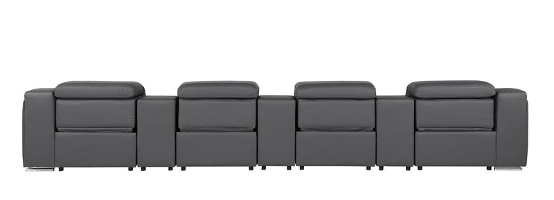 1116 - 7-Piece Modular Power Reclining Sofa In With 4 Power Recliners & Power Headrests
