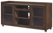 Starmore - XL TV Stand w/Fireplace Option - Brown - R&R Furniture Gallery (Fountain Valley, CA)