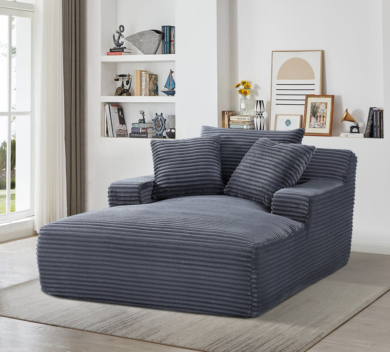 Cloudline - Oversized Chaise Lounge, Modern Comfy Couch With Full Foam Cushioning, Cozy Sleeper Sofabed - R&R Furniture Gallery (Fountain Valley, CA)