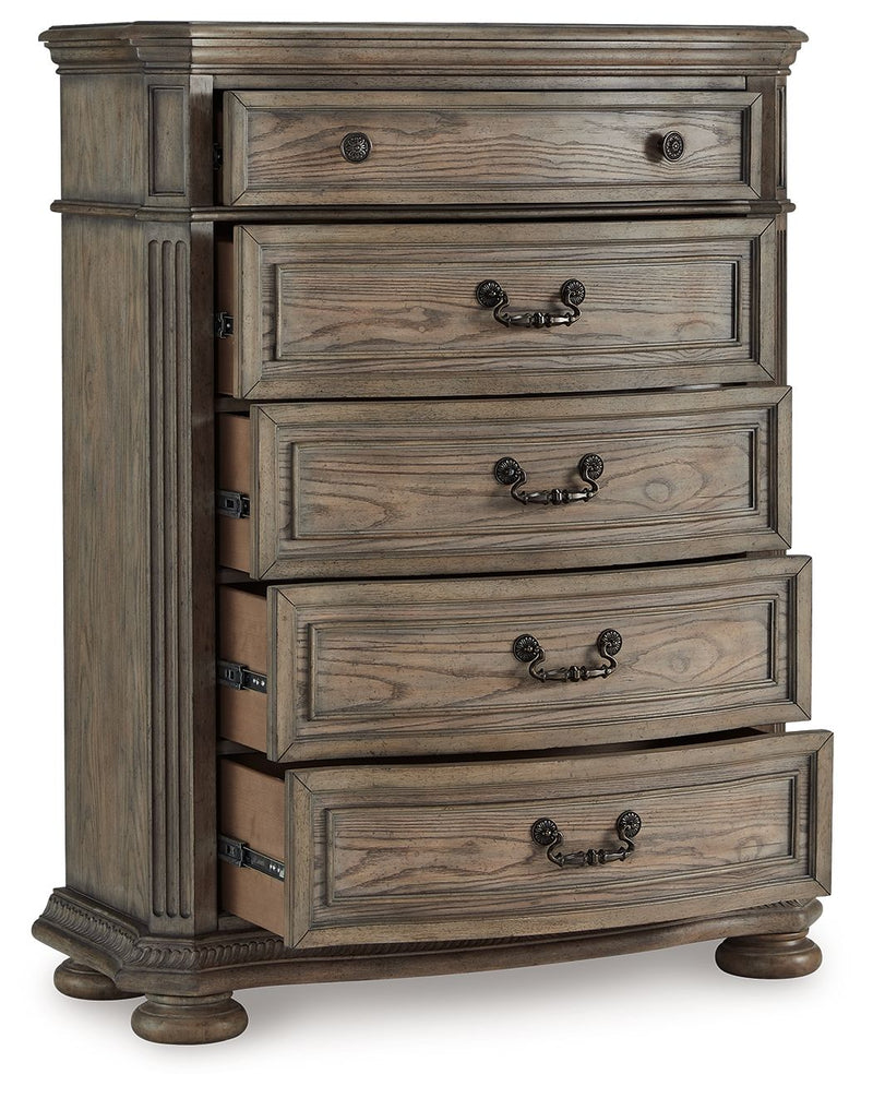 Ardenfield - Five Drawer Chest - Light Brown - R&R Furniture Gallery (Fountain Valley, CA)