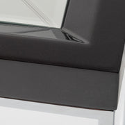 Carmela - End Table - Glossy Charcoal Sand - R&R Furniture Gallery (Fountain Valley, CA)