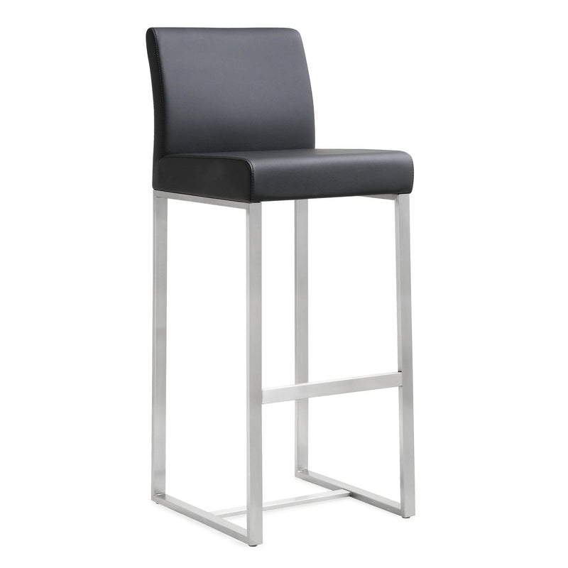 Denmark - Stainless Steel Barstool (Set of 2) - R&R Furniture Gallery (Fountain Valley, CA)