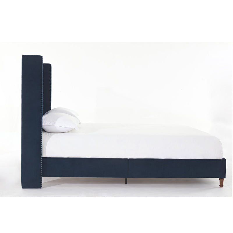 Peyton - Upholstered Bed With 54" High Headboard, Traditional Hand Buttoned Tufting - R&R Furniture Gallery (Fountain Valley, CA)