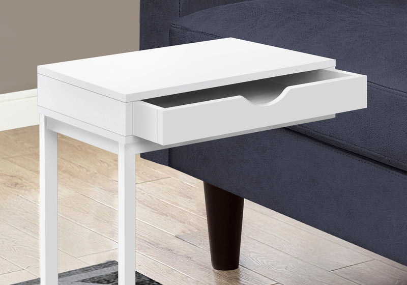 Accent Table, C - Shaped Contemporary Elegant Desig - R&R Furniture Gallery (Fountain Valley, CA)