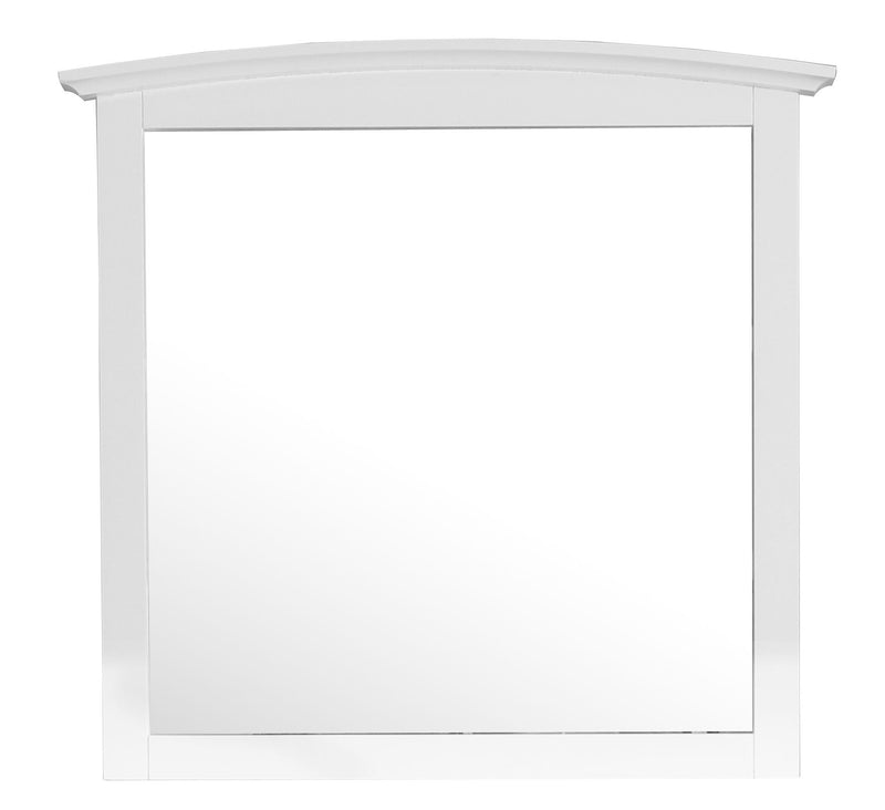 Elegant wall mirror from Glory Furniture with a sleek, modern frame, perfect for stylish home decor.