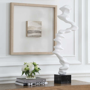 Flux - Indoor-Outdoor Sculpture - White