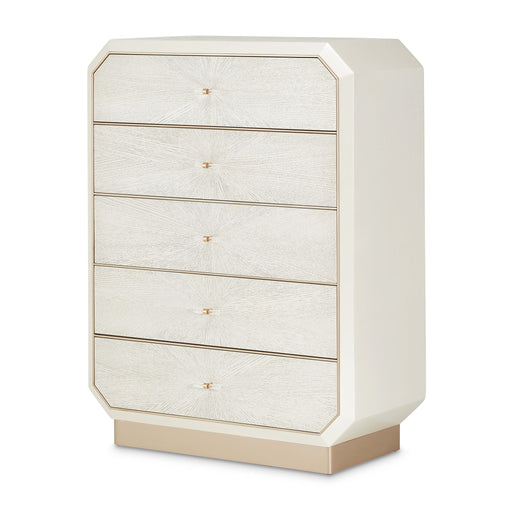 La Rachelle - 5-Drawer Chest - Champagne - R&R Furniture Gallery (Fountain Valley, CA)