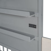 House Bed With Upholstered Sofa, Wireless Charging Station, Shelves And 2 Drawers - R&R Furniture Gallery (Fountain Valley, CA)