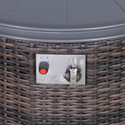 Outdoor Fire Pit Table With Lid - R&R Furniture Gallery (Fountain Valley, CA)