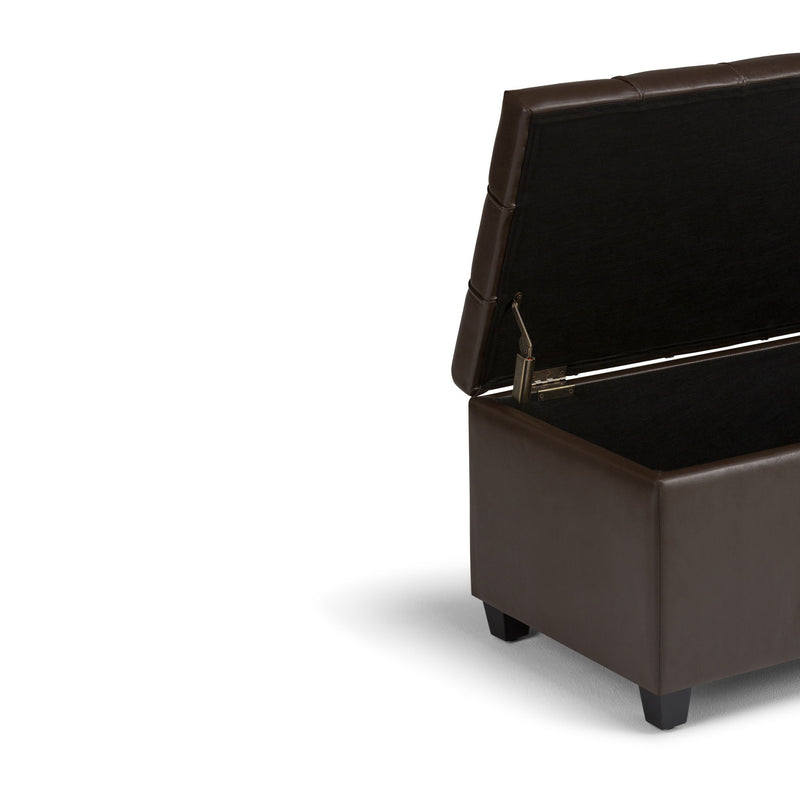 Sienna - Transitional Storage Ottoman Bench - R&R Furniture Gallery (Fountain Valley, CA)