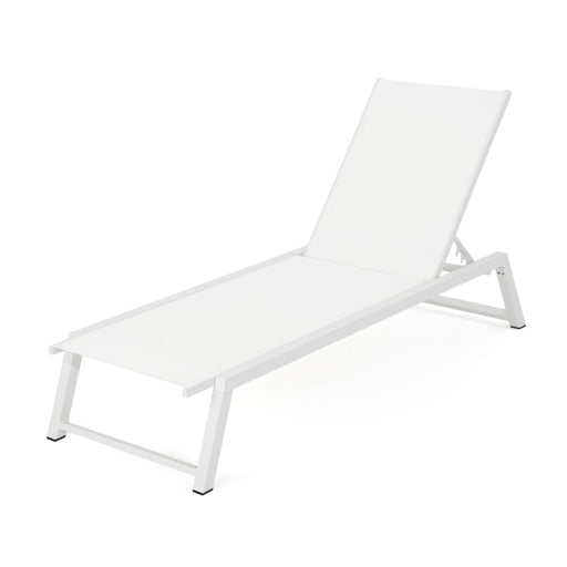Myers - Chaise Lounge - White - R&R Furniture Gallery (Fountain Valley, CA)