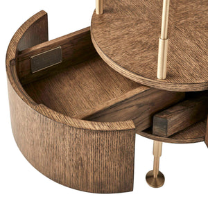 By Your Side - Table - Brass / Woodtone / White