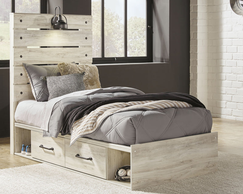Signature Design by Ashley Cambeck youth bedroom set with 8-piece furniture including bed, dresser, and nightstands in a modern style.