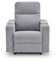 Pineland - Glider Power Recliner With Audio System - Pewter - R&R Furniture Gallery (Fountain Valley, CA)