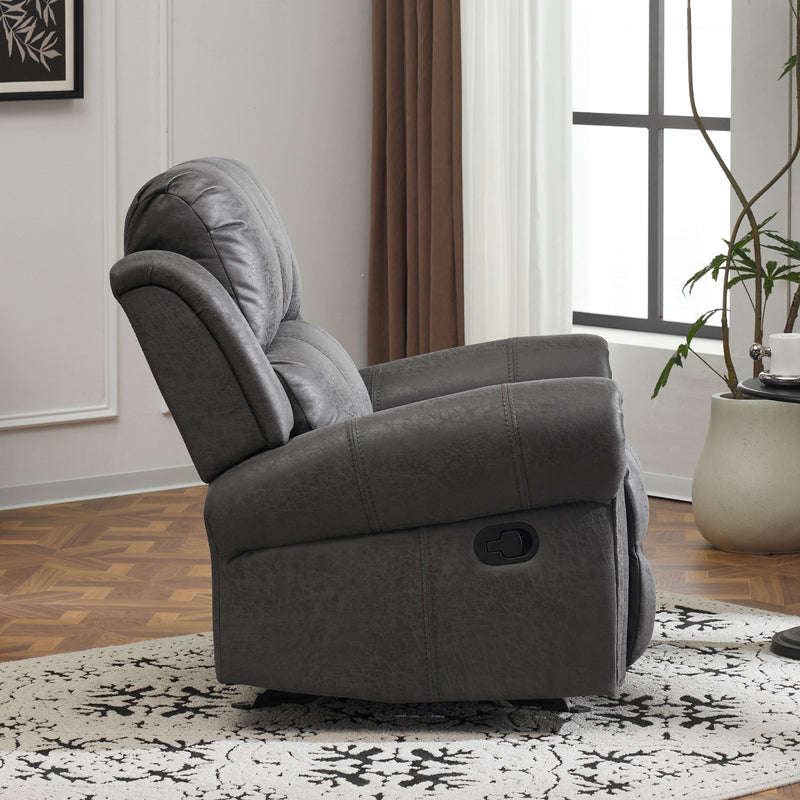 Wide Standard Manual Glider Recliner - R&R Furniture Gallery (Fountain Valley, CA)