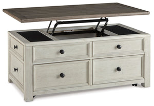 Bolanburg - Lift Top Cocktail Table - White / Brown / Beige - R&R Furniture Gallery (Fountain Valley, CA)