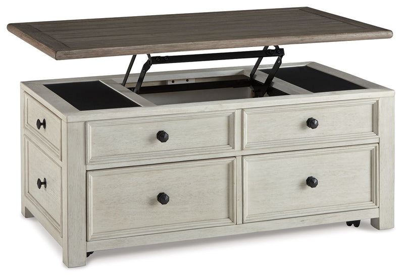 Bolanburg - Lift Top Cocktail Table - White / Brown / Beige - R&R Furniture Gallery (Fountain Valley, CA)