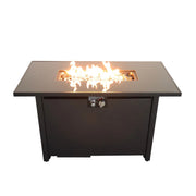Rectangular Fire Pit With Frame Elegant Design - R&R Furniture Gallery (Fountain Valley, CA)