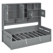 Daybed With All-In-One Cabinet And Shelf - R&R Furniture Gallery (Fountain Valley, CA)