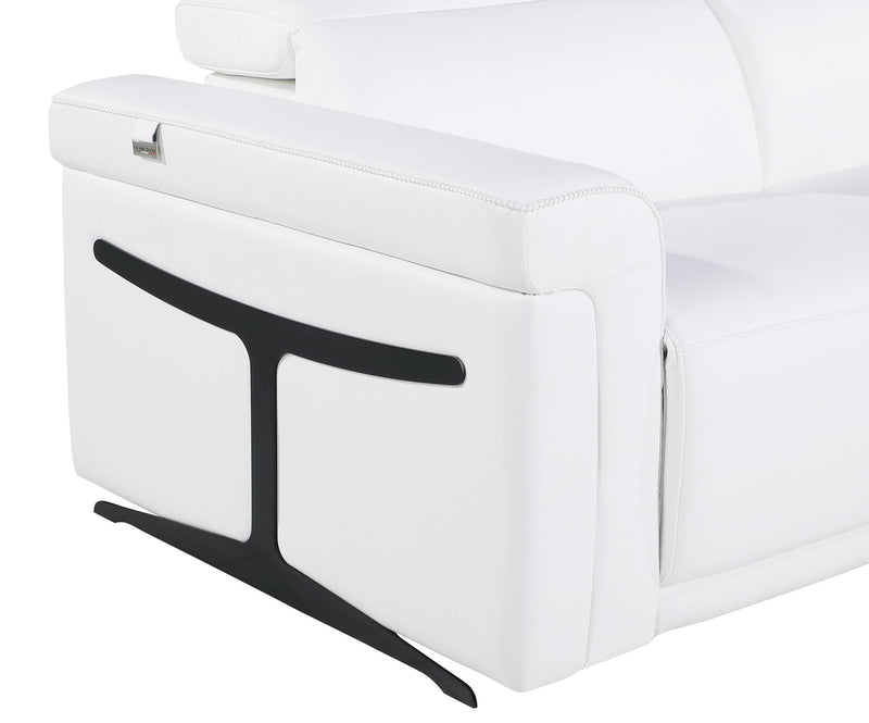 1126 - Top Grain Power Reclining Italian Leather Living Room Set - R&R Furniture Gallery (Fountain Valley, CA)