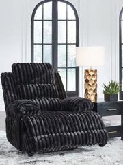 Rhine Falls - Zero Wall Power Recliner - Onyx - R&R Furniture Gallery (Fountain Valley, CA)