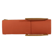Noble House Jason chaise lounge with adjustable acacia wood frame, outdoor furniture with a sleek, modern design.