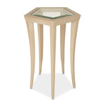 La Rachelle - Chairside Table - Champagne - R&R Furniture Gallery (Fountain Valley, CA)