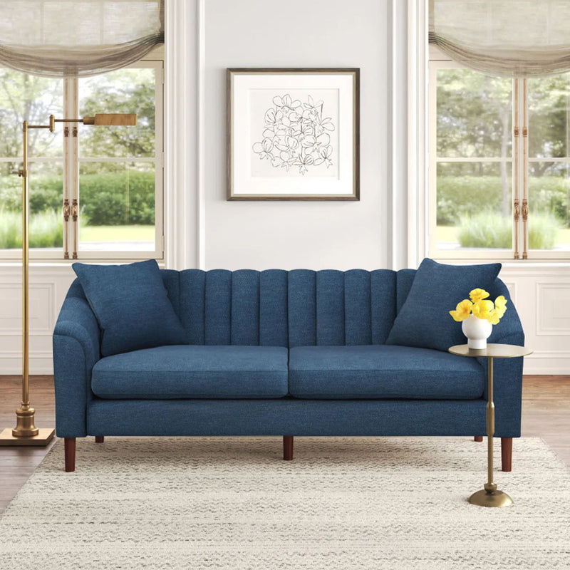 Contemporary 3 Seater Sofa With Accents - R&R Furniture Gallery (Fountain Valley, CA)