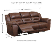 Stoneland - Reclining Sofa - R&R Furniture Gallery (Fountain Valley, CA)