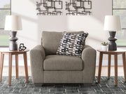 Triston-Peaks - Chair And A Half - Suede - R&R Furniture Gallery (Fountain Valley, CA)