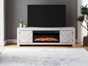 Cayboni - LG TV Stand With Fireplace Option - R&R Furniture Gallery (Fountain Valley, CA)