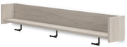 Socalle - Wall Mounted Coat Rack w/Shelf - Light Natural - R&R Furniture Gallery (Fountain Valley, CA)