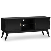 Draper - Handcrafted Mid Century Low TV Media Stand - R&R Furniture Gallery (Fountain Valley, CA)