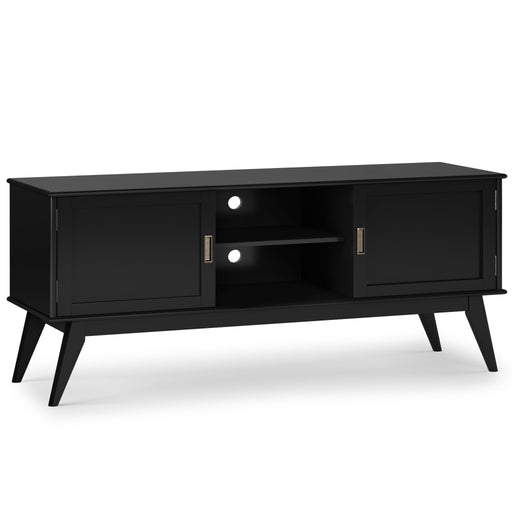 Draper - Handcrafted Mid Century Low TV Media Stand - R&R Furniture Gallery (Fountain Valley, CA)