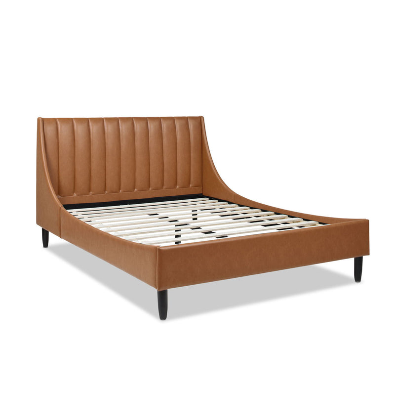 Aspen - Vertical Tufted Modern Headboard Platform Bed Set - R&R Furniture Gallery (Fountain Valley, CA)