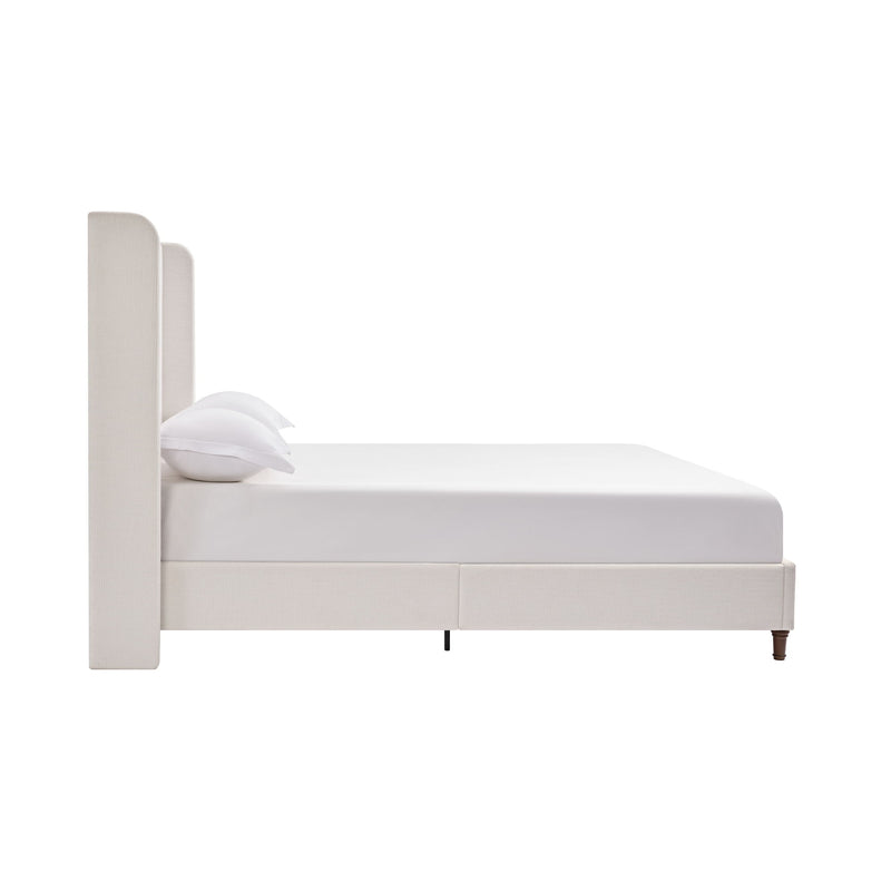 Harper - Tall Headboard Upholstered Bed / High Headboard / Elegant Simplicity / No Box Spring Needed - R&R Furniture Gallery (Fountain Valley, CA)