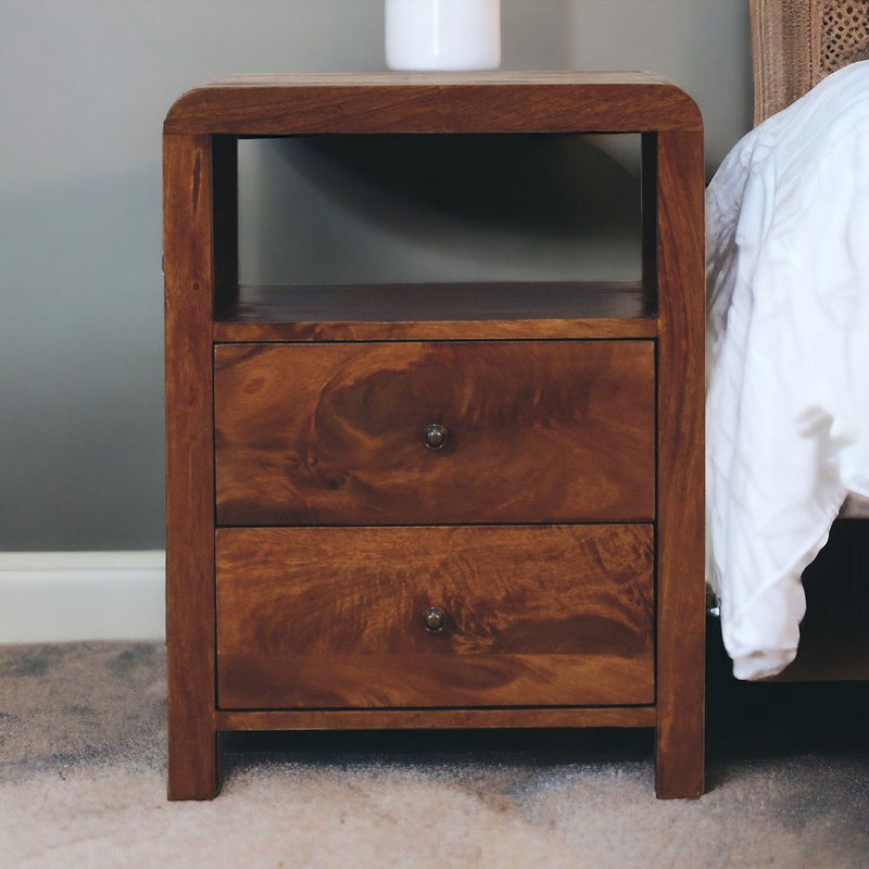 Aspen - Nightstand - Chestnut - R&R Furniture Gallery (Fountain Valley, CA)